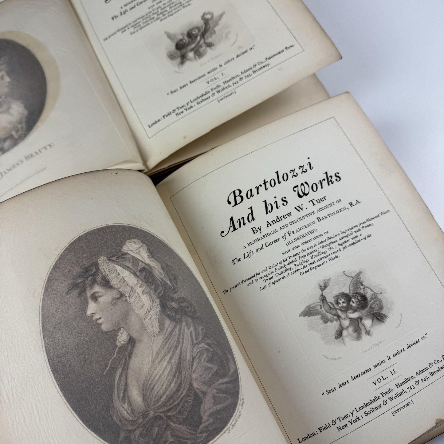 Bartolozzi and his works by Andrew W. Tuer | London Field & Tuer | Two volumes