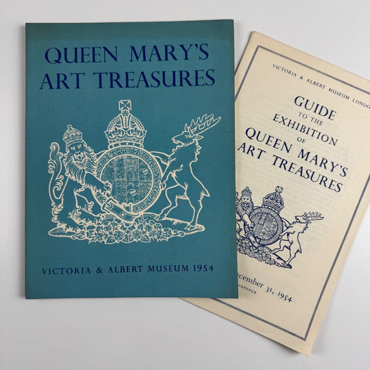 Queen Mary’s Art Treasures | Victoria & Albert Museum, HMSO, 1954 + guide