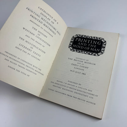 Printing and the Mind of Man | British Museum and Earls Court, London, 1963