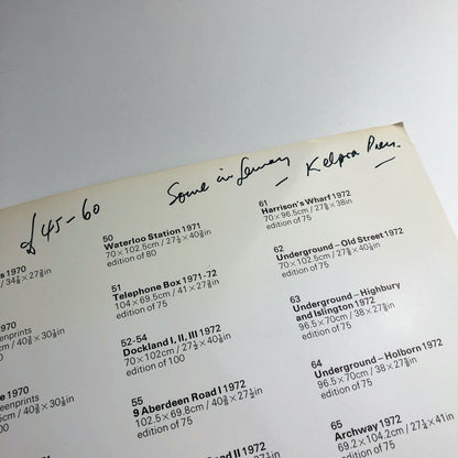 Gerd Winner: Screen Paintings and Graphics | Marlborough Graphics catalogue 1973