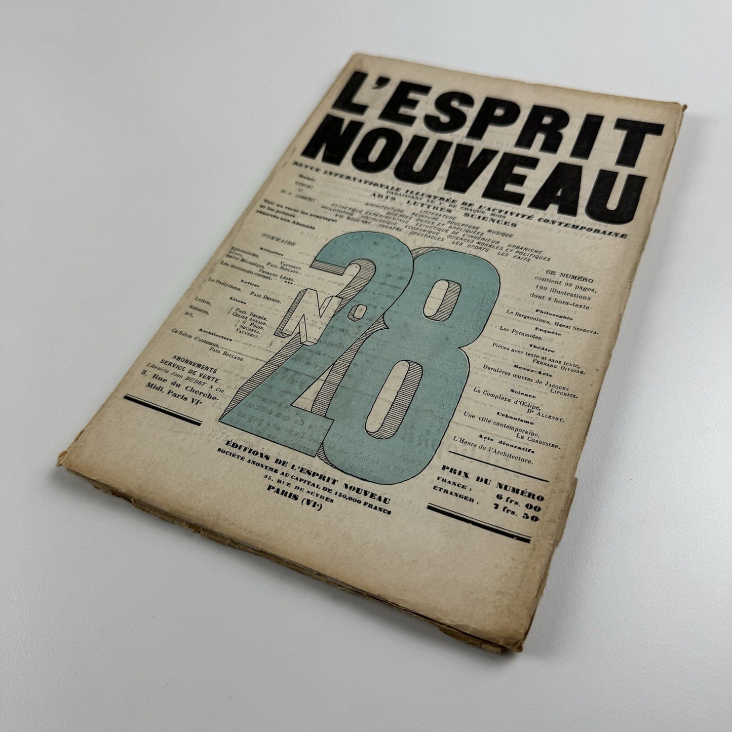 L'Esprit Nouveau journal | Issue No. 28 1925 Amédée Ozenfant and Le Corbusier