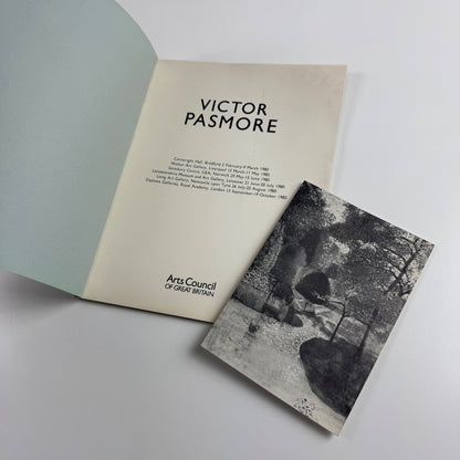 Victor Pasmore Arts Council exhibition catalogue and promotional card | Royal Academy 1980