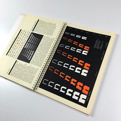 26 Letters / Letters / Lettres | 1989 wire-bound calendar ATypI | Bundesverbandes
