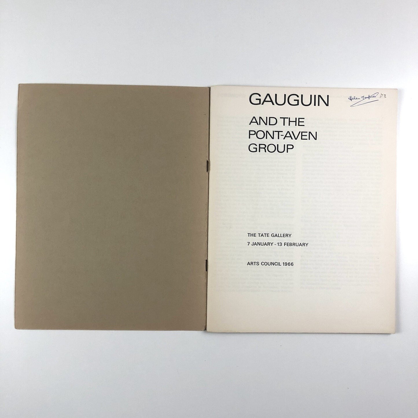 Gauguin and the Pont-Aven Group | Tate Gallery catalogue, 1966