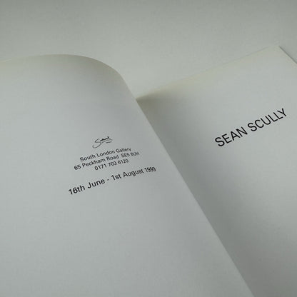 Sean Scully | South London Gallery exhibition catalogue, 1999