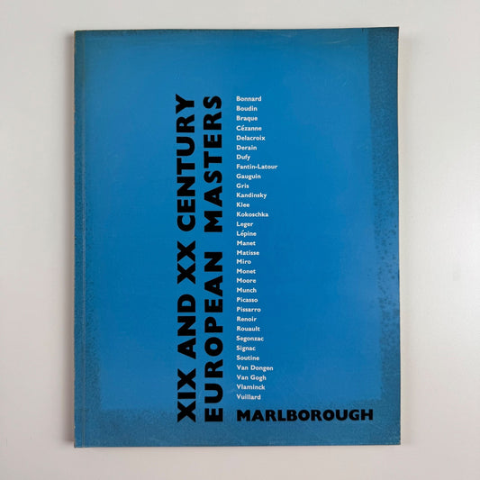 XIX & XX century European masters Paintings Drawings Sculpture Marlborough 1959