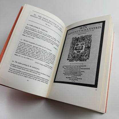 Printing and Publishing at Oxford: the Growth of a Learned Press 1478-1978