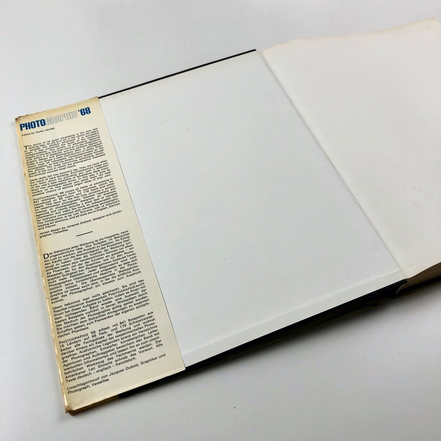 Photographis ’68 | International Annual of Advertising Photography | Walter Herdeg