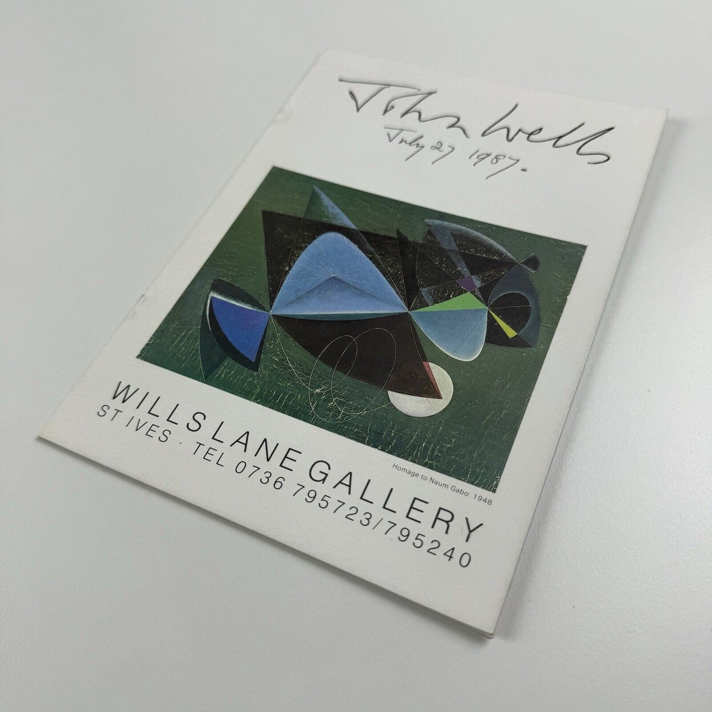 John Wells July 27 1989 80th birthday retrospective | Wills Lane Gallery, St Ives
