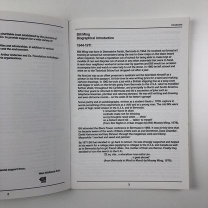 Bill Ming City Museum | Birmingham City & Art Gallery catalogue, 1987