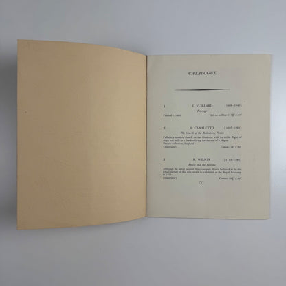 Recent Acquisitions VII Arthur Tooth & Sons Ltd November-December 1952