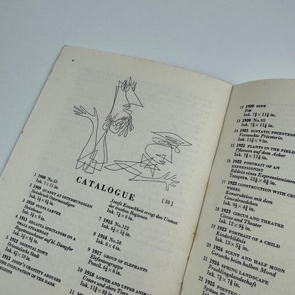 50 Drawings by Paul Klee. Collection of Curt Valentin New York | Arts Council, ICA 1954