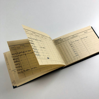 Rhona Reginalda Podd – Flight log-book from 1939