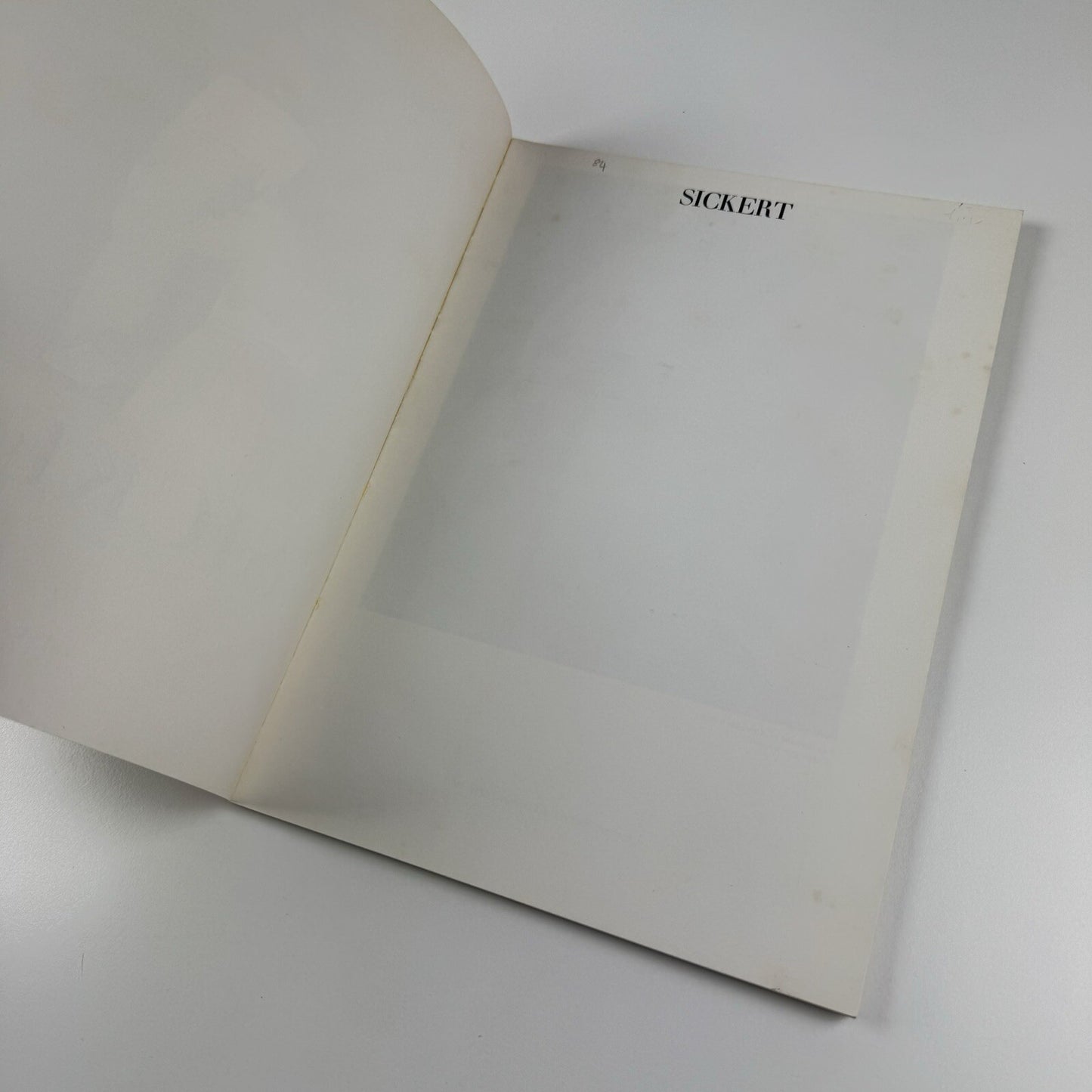 Paintings, drawings and prints of Walter Richard Sickert | Arts Council catalogue, 1977/8