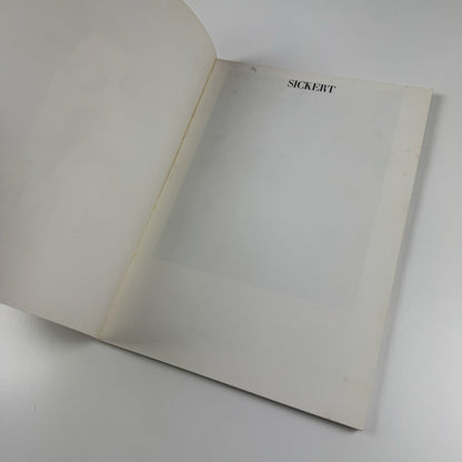 Paintings, drawings and prints of Walter Richard Sickert | Arts Council catalogue, 1977/8