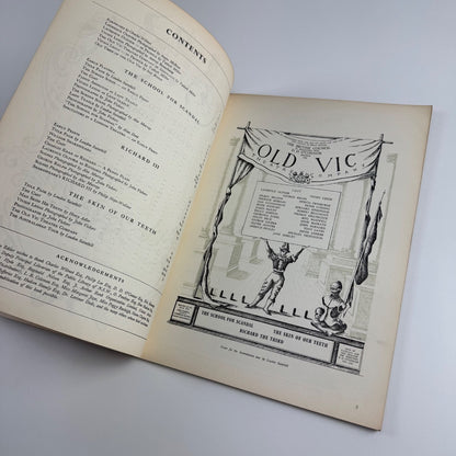 The Old Vic Theatre Company. Tour of Australia New Zealand edited by Tatlock Miller | British Council 1948