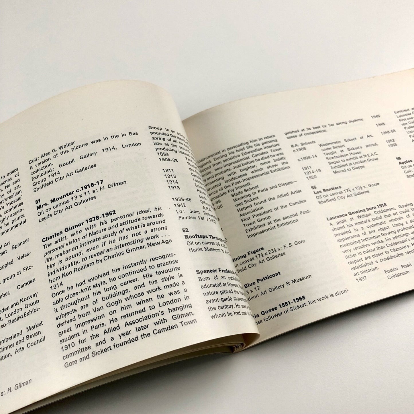 British Painting 1900–1960 | Sheffield City Art Galleries catalogue, 1976