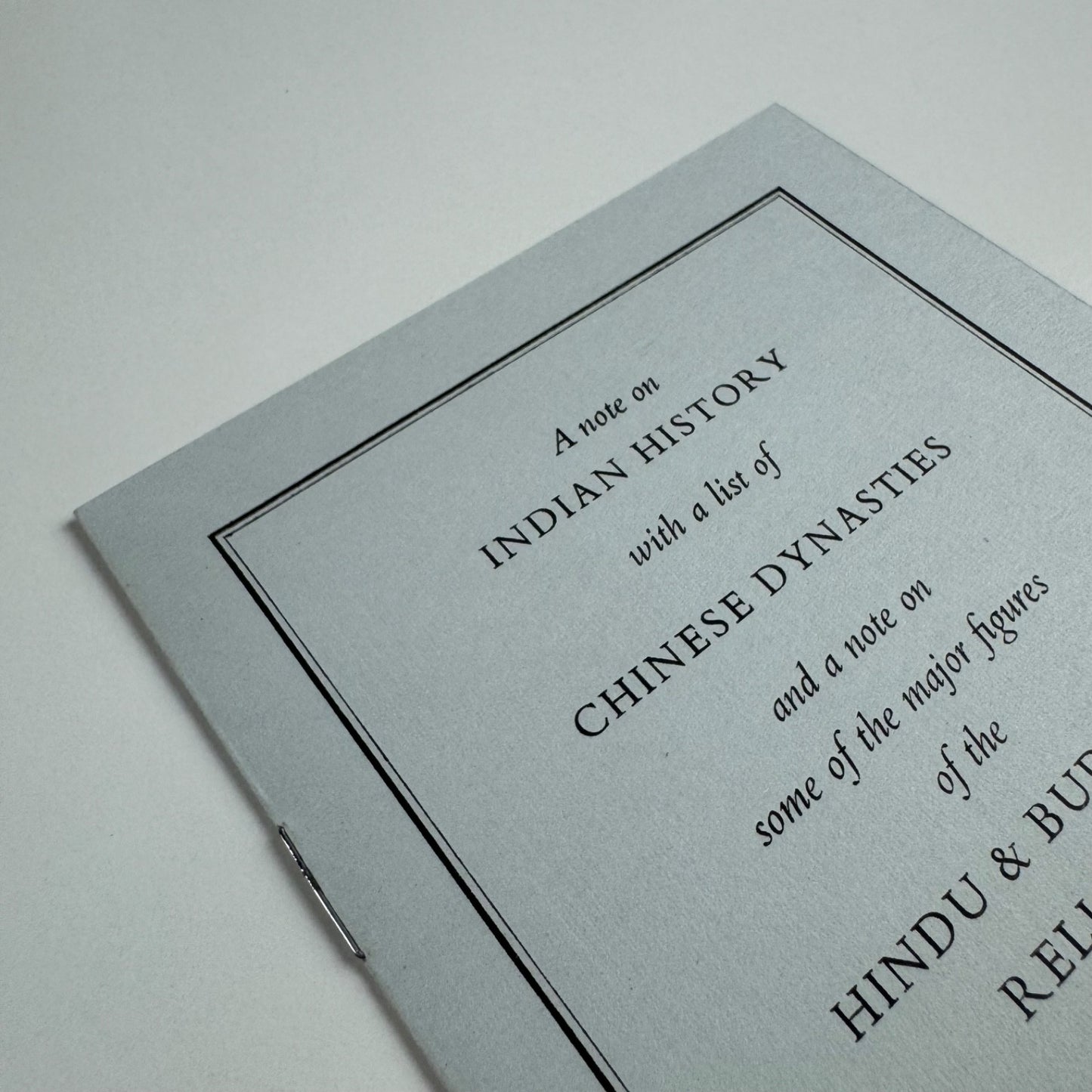 Small leaflet The Arts of India and China | Whitechapel Art Gallery, 1952
