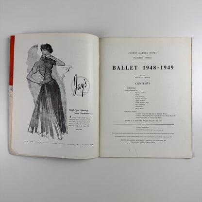 Covent Garden Books. Number three. Ballet 1948-1949 cover Edward Burra