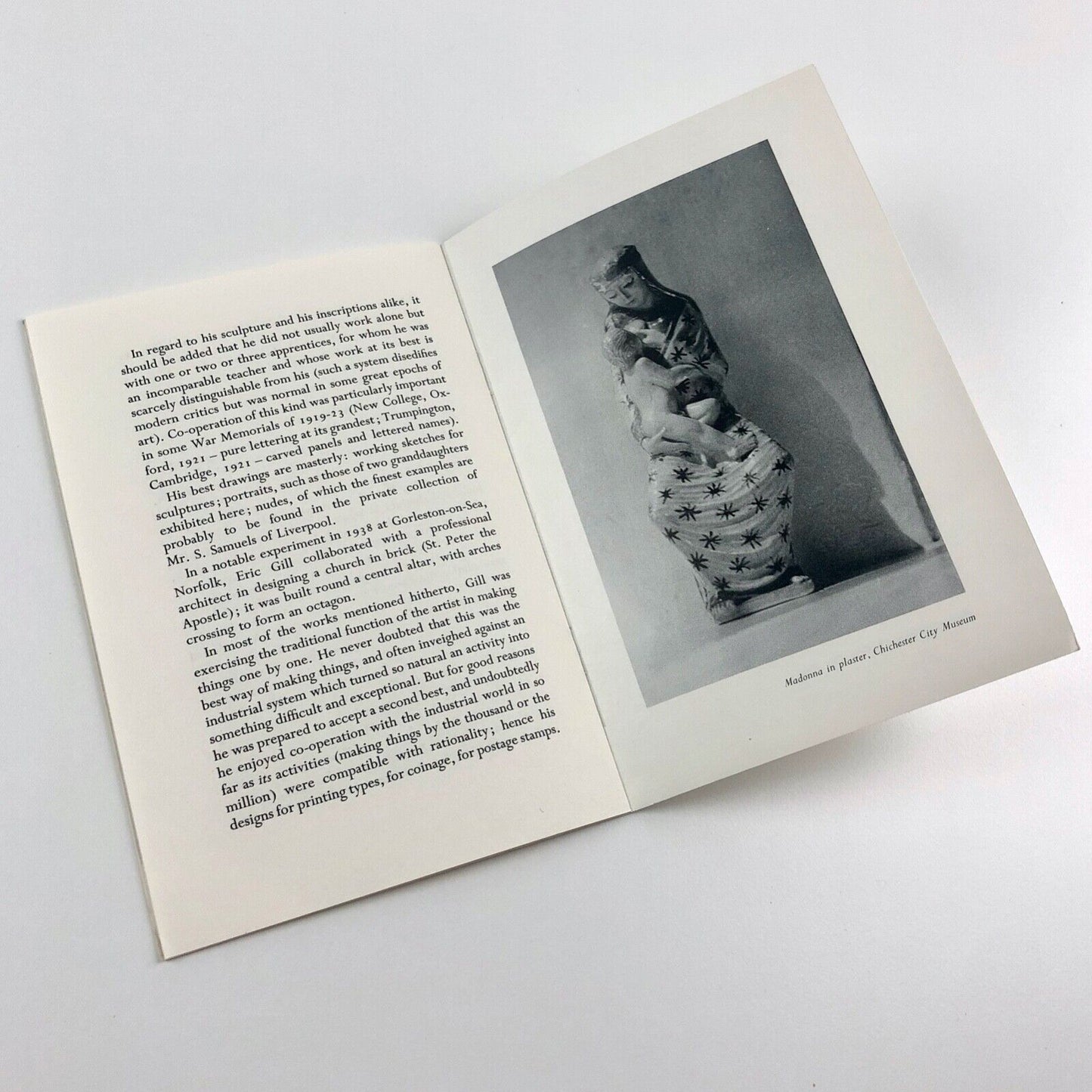 Eric Gill. An Introduction to his Work | Chichester City Museum, 1964