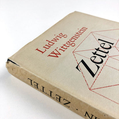 Zettel by Ludwig Wittgenstein | Translated by G.E.M. Anscombe | 1967