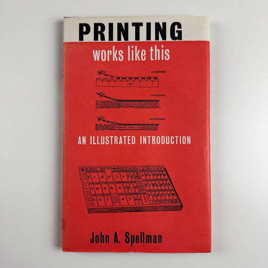 Printing works like this. An illustrated intro by John A. Spellman, J.M.Dent reprint 1971