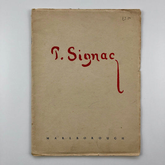 Paul Signac 1863-1935 Retrospective Exhibition | Marlborough Fine Art, 1954 | Jean Cassou