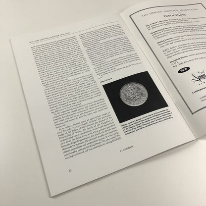 Edward Johnston Foundation – EJF Journal No 6, August 2001