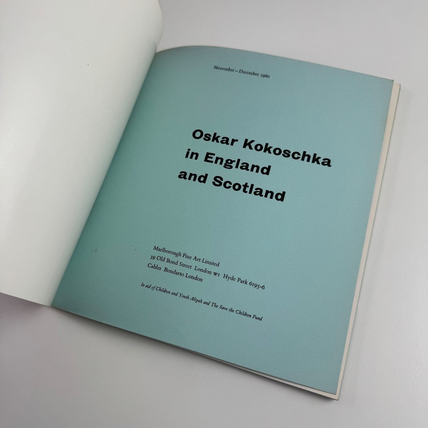 Oskar Kokoschka in England and Scotland Marlborough Nov/Dec 1960 Herbert Spencer