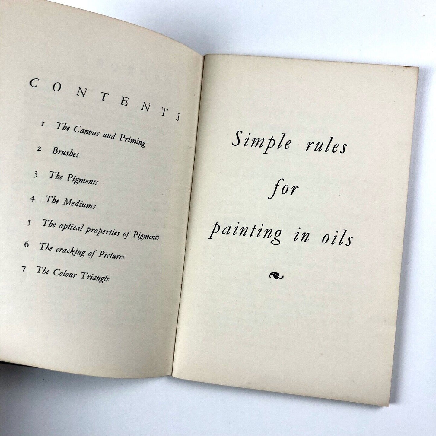 Simple Rules for Painting in Oils by A. P. Laurie | Winsor & Newton, undated presumed to be 1930s