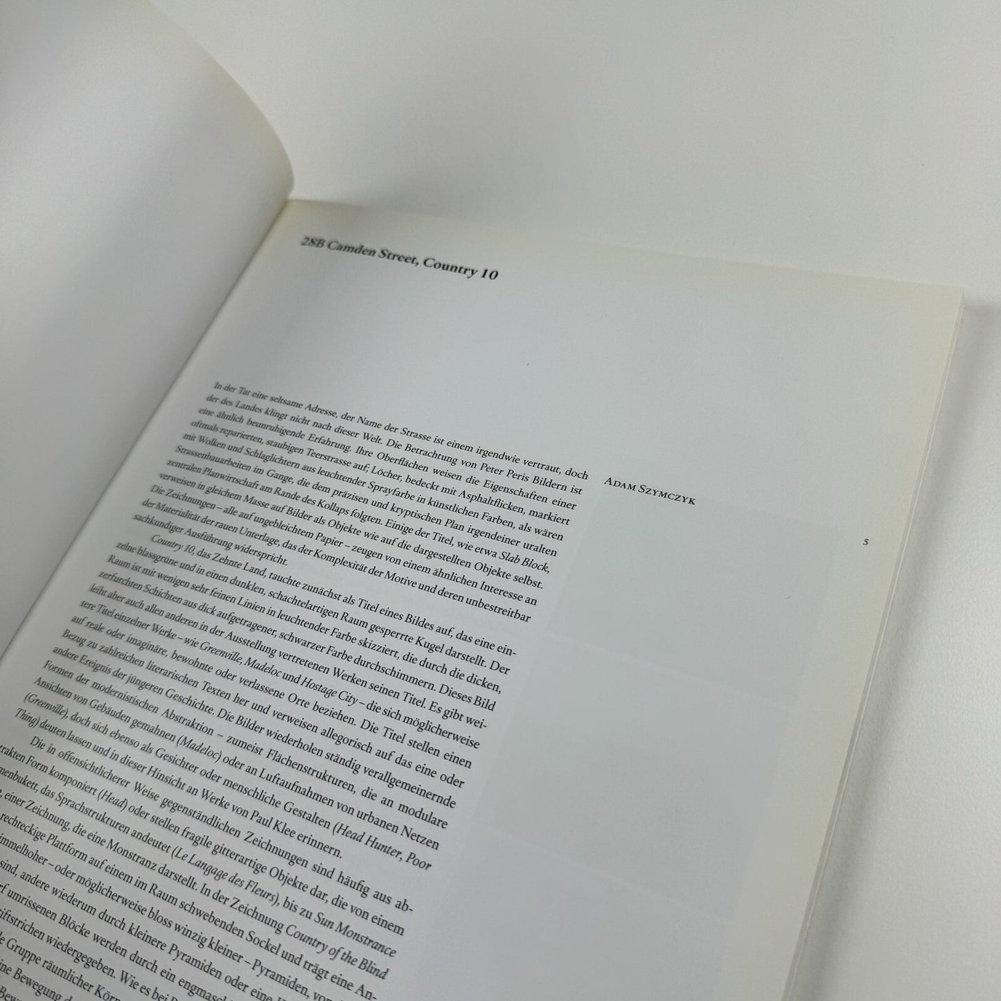 Peter Peri. Country 10 | Kunsthalle Basel 2006 exhibition catalogue