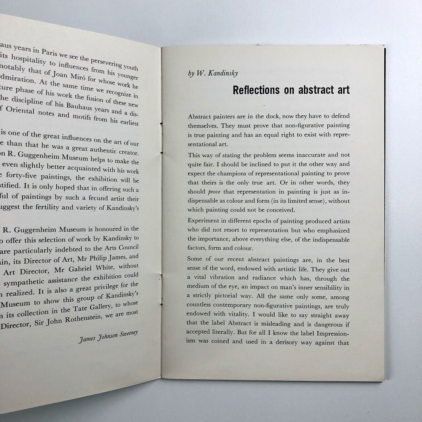 Paintings by Kandinsky from the Guggenheim New York | Tate catalogue, 1958