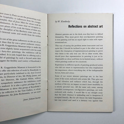 Paintings by Kandinsky from the Guggenheim New York | Tate catalogue, 1958
