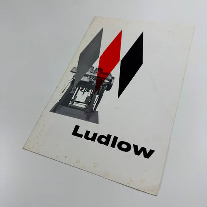 Two leaflets for Ludlow Typograph Company, Chicago Ludlow machinery