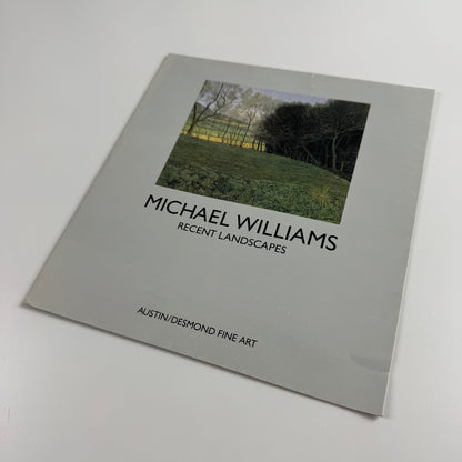 Folding card/catalogue for Michael Williams. Recent Landscapes | Austin/Desmond Fine Art undated c.1988