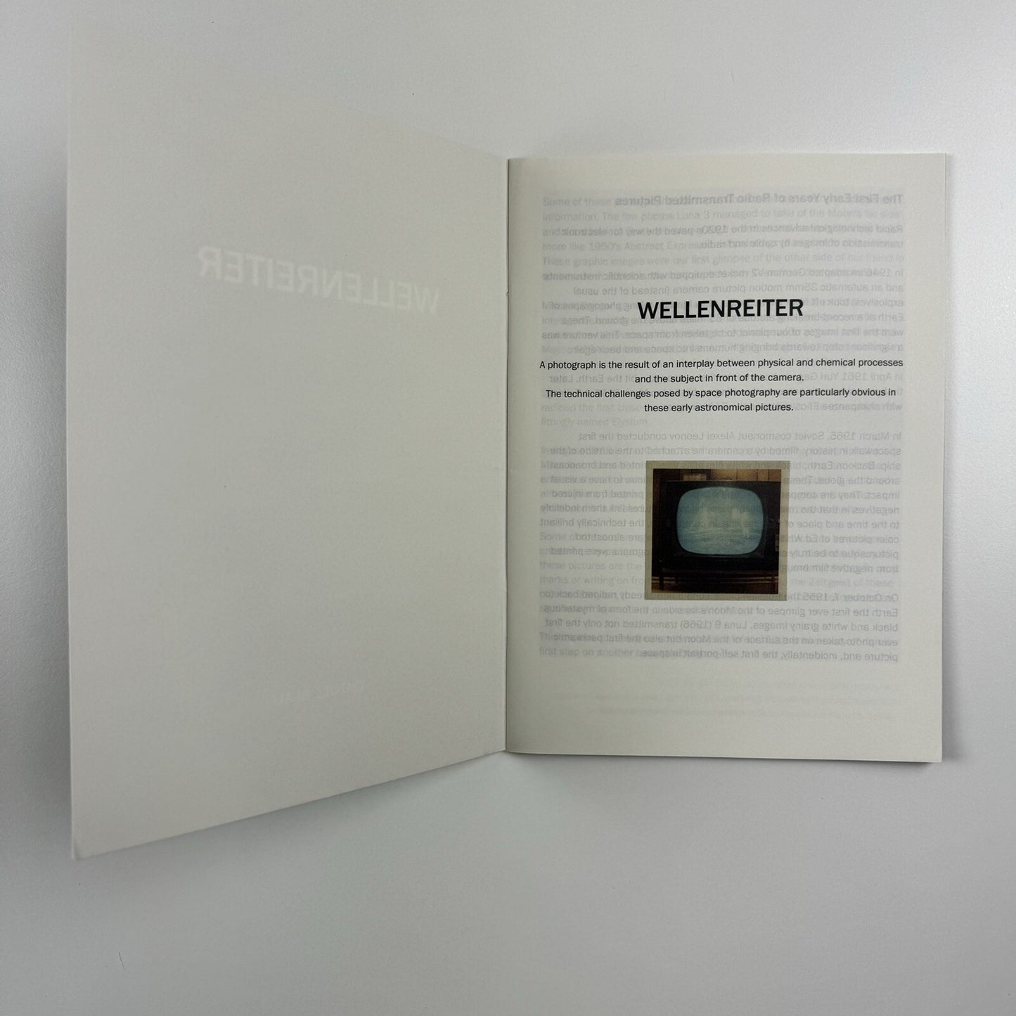 Wellenreiter | Daniel Blau, Munich 2019 – small leaflet