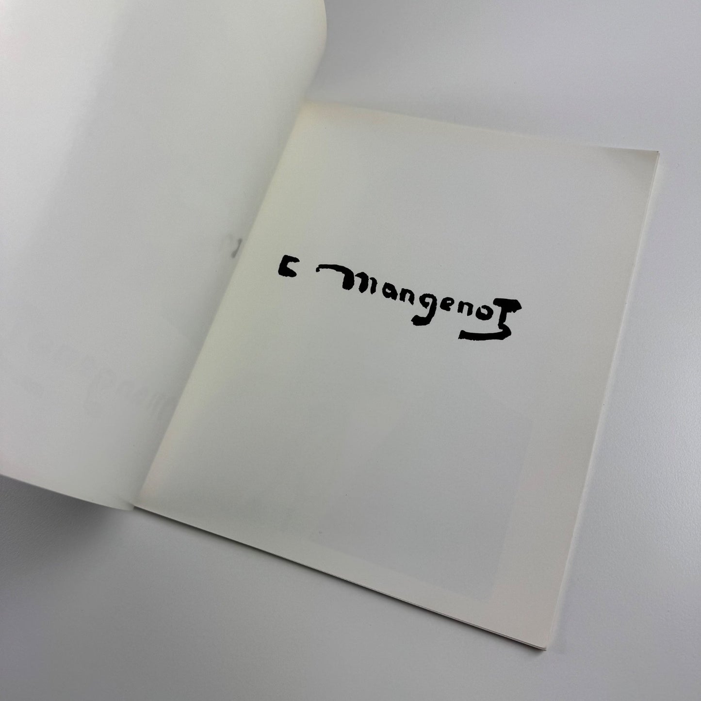 Emile Mangenot | catalogue to accompany the exhibition held in 1987
