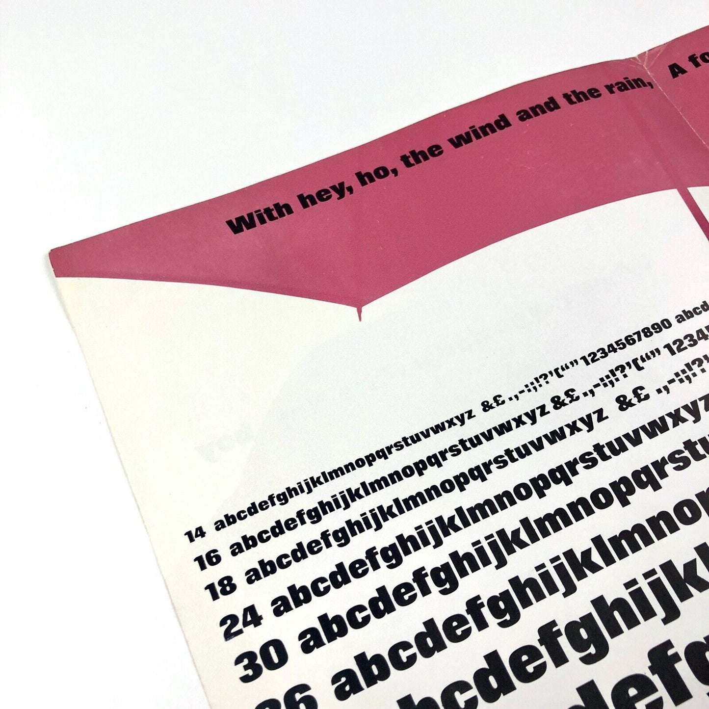 The Folio family – designed by Dr K.F. Bauer and Walter Baum, type specimen leaflet | Bauer Type Foundry / Soldans Limited, undated