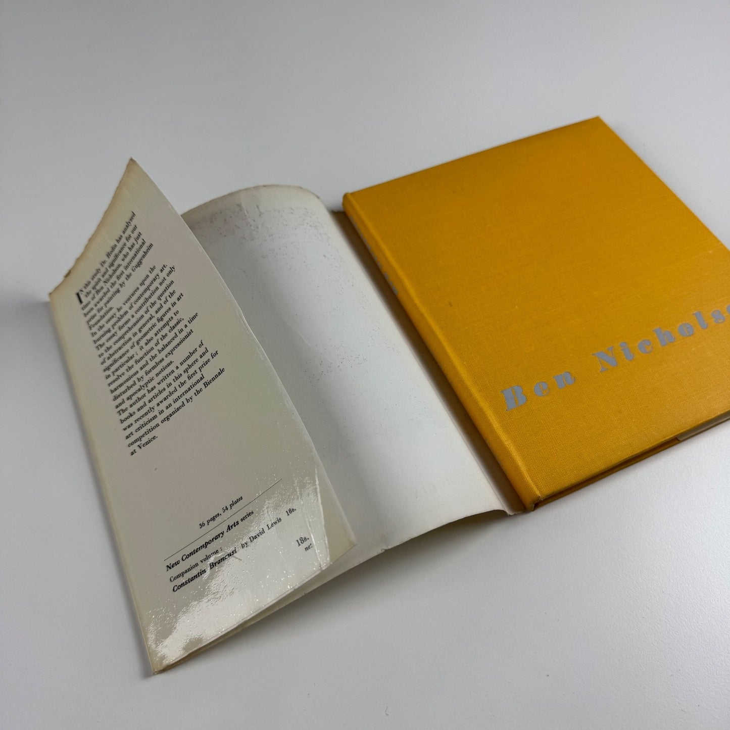 Ben Nicholson the meaning of his art by J.P. Hodin | Tiranti, 1957