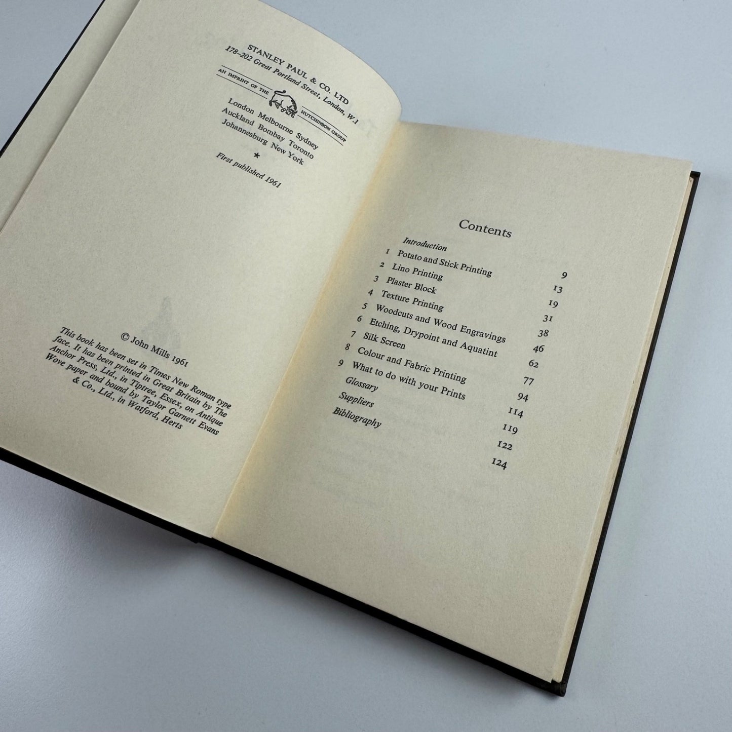 Tackle Printmaking this way by John Mills | Stanley Paul, 1961