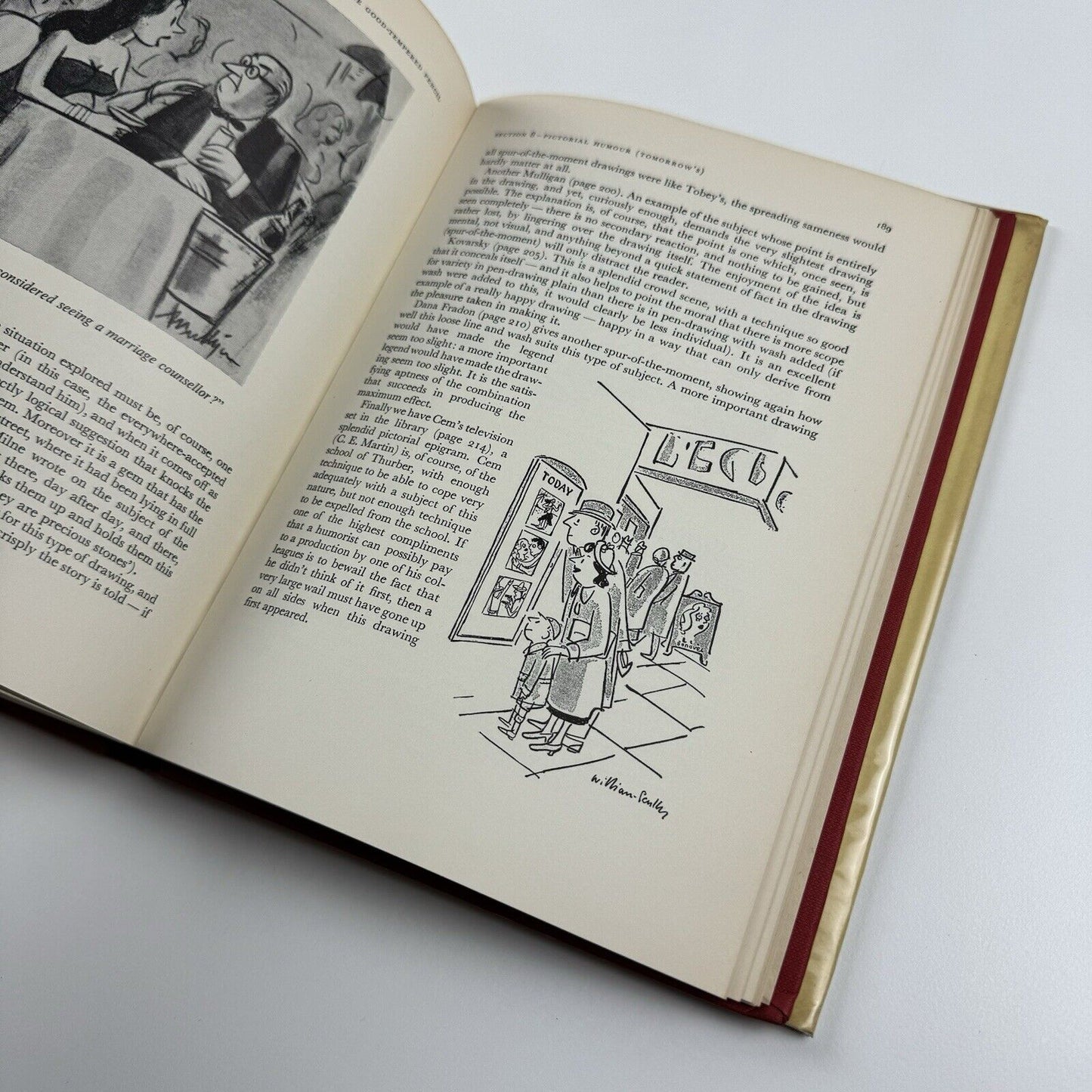 The Good-tempered Pencil. A Survey of Modern British &amp; American Humorous Art by Fougasse | Max Reinhardt, 1956