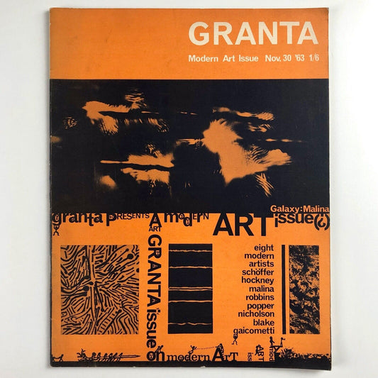 GRANTA – Modern Art Issue | Volume 68, Number 1231 | 30th November 1963