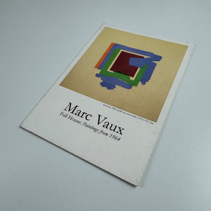 Private view invitation for Marc Vaux. Paintings from 1964 | Bernard Jacobson Gallery, 2012