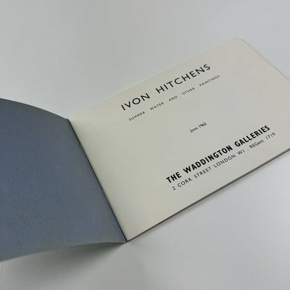 Ivon Hitchens: Summer Water & other paintings | Waddington Galleries catalogue, June 1962