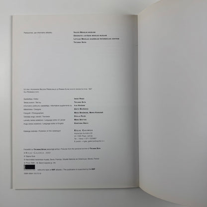 Aleksandra Belcova. 1892-1981 | Rigas Galerija, 2002