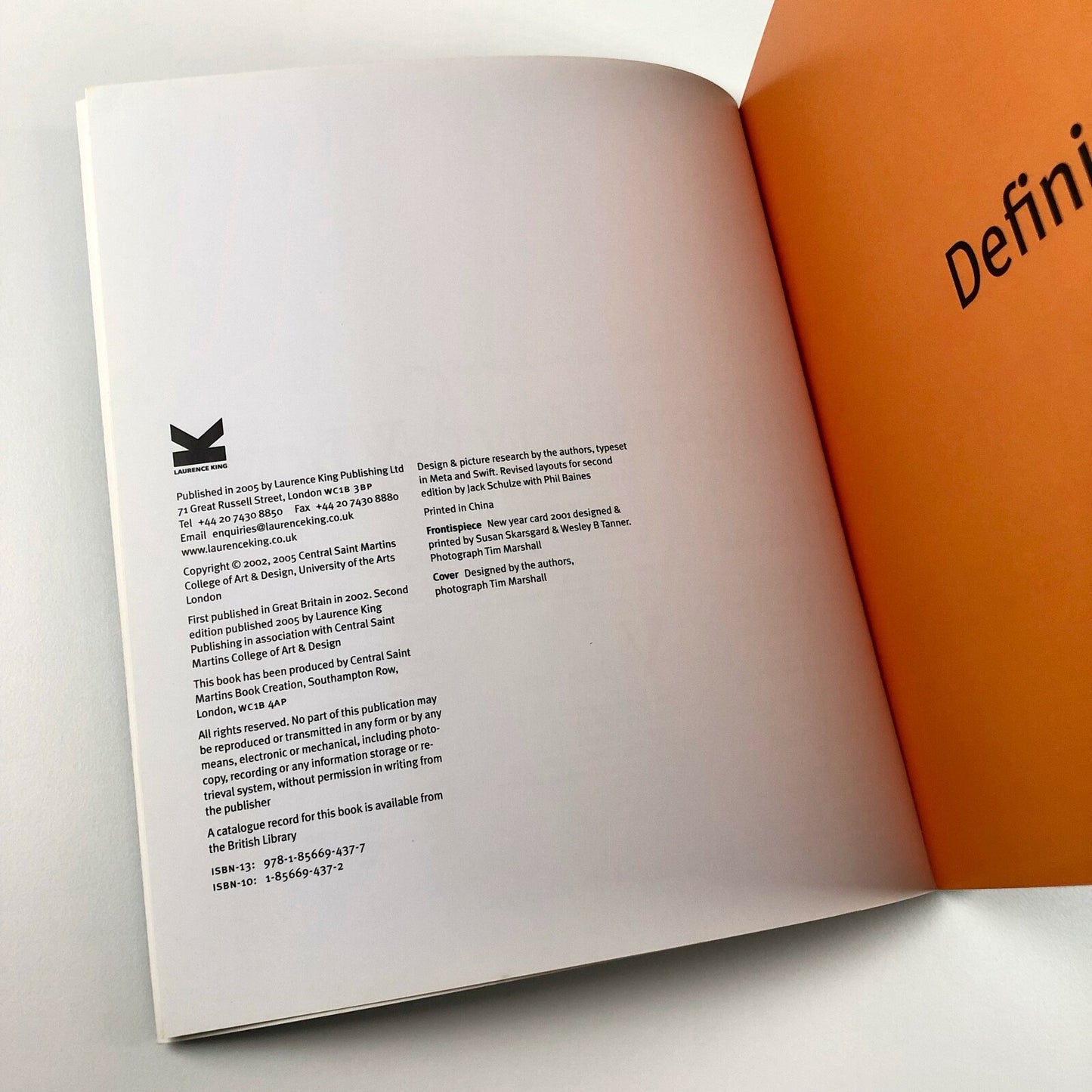 Type & Typography | Phil Baines & Andrew Haslam | Second edition | Lawrence King, 2005