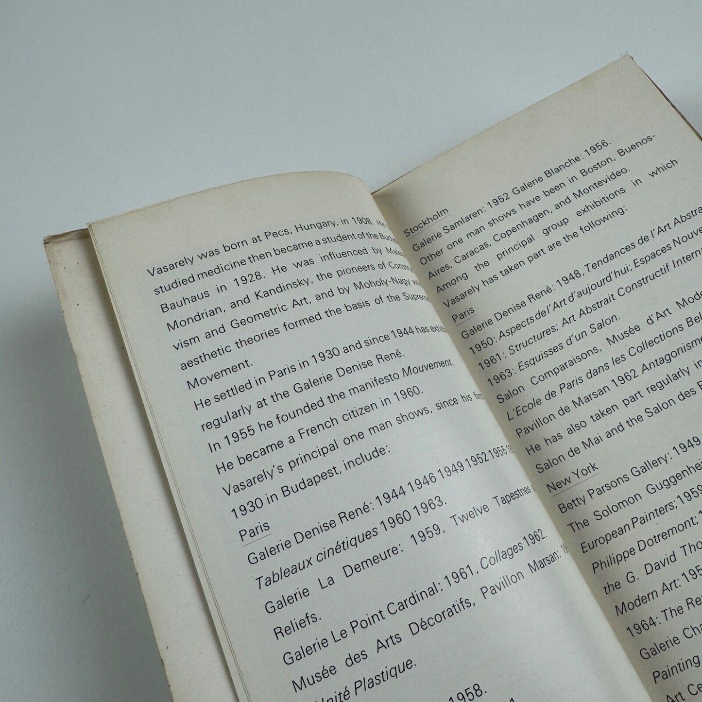 Vaserely | Hanover Gallery, London, 1965