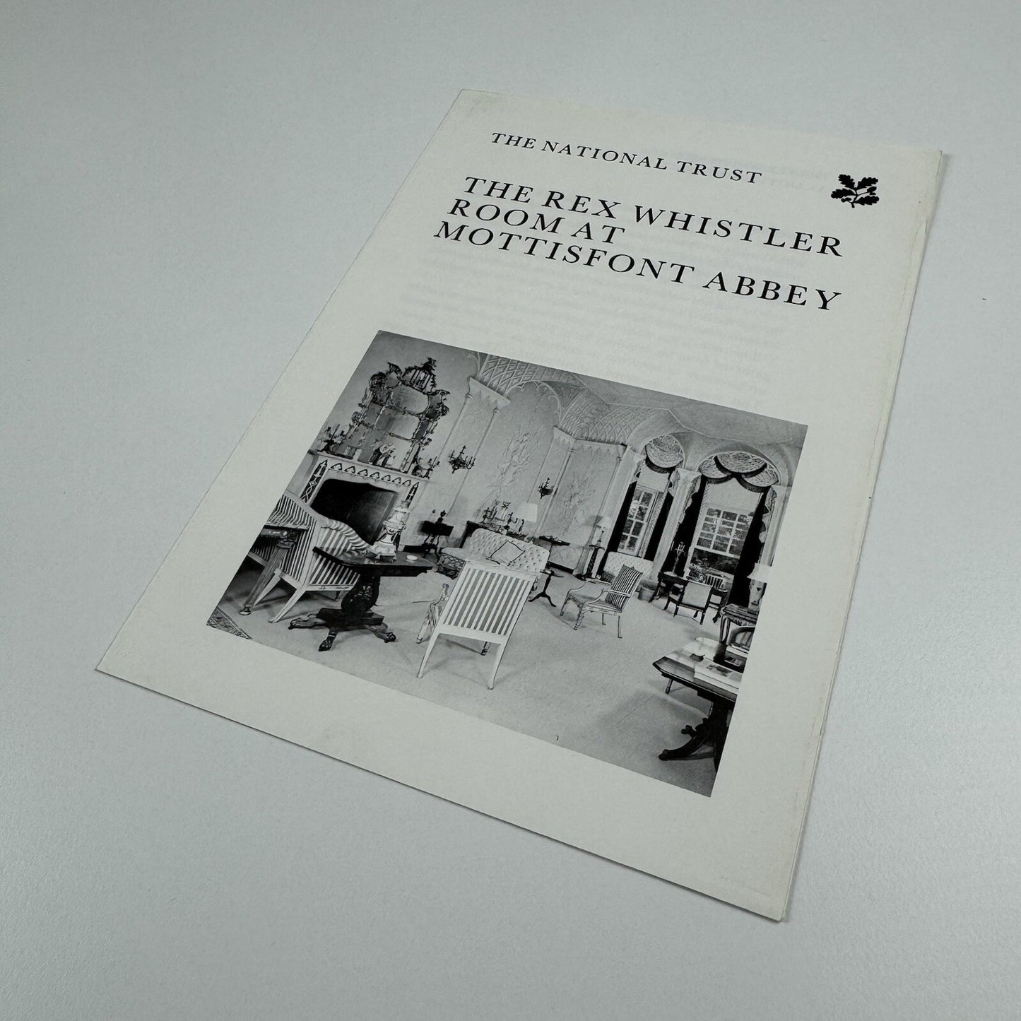 The Rex Whistler Room at Mottisfont Abbey | National Trust | 4-page leaflet 1984