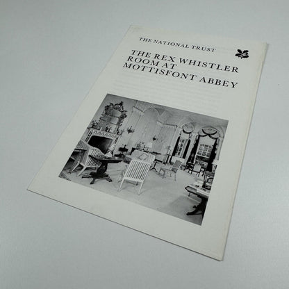 The Rex Whistler Room at Mottisfont Abbey | National Trust | 4-page leaflet 1984