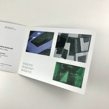 Leaflet for Frank Beanland: Works On Paper | Belgrave Gallery St. Ives, 2007